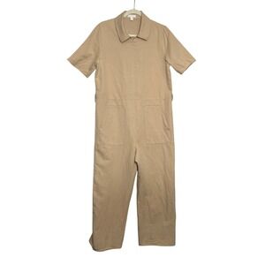 COS Beige Short Sleeve Utility Jumpsuit – Size US 10